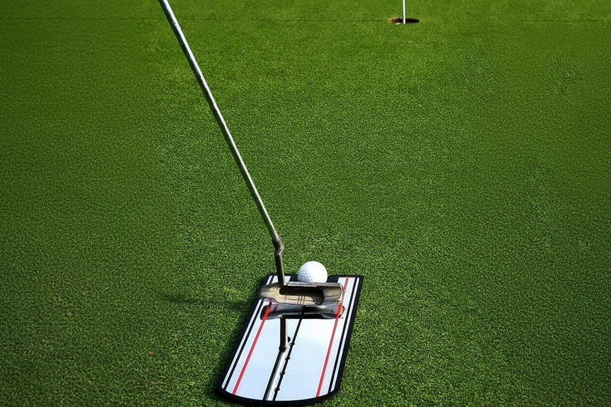 PinPoint Putting Mirror in use on putting green