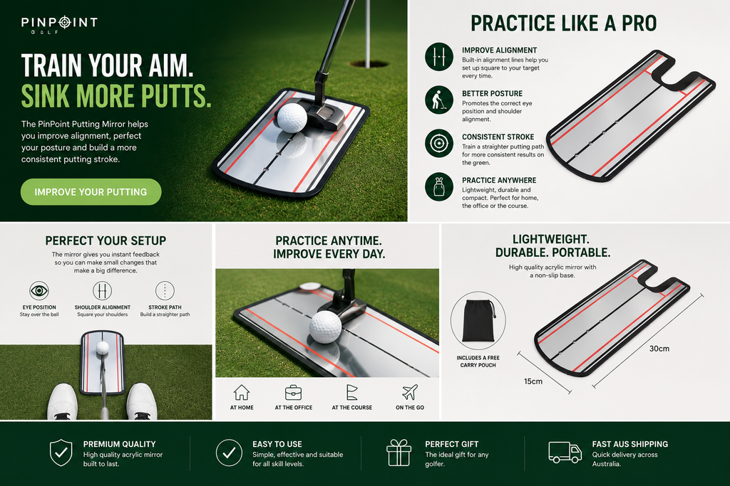 PinPoint Golf Putting Mirror product banner